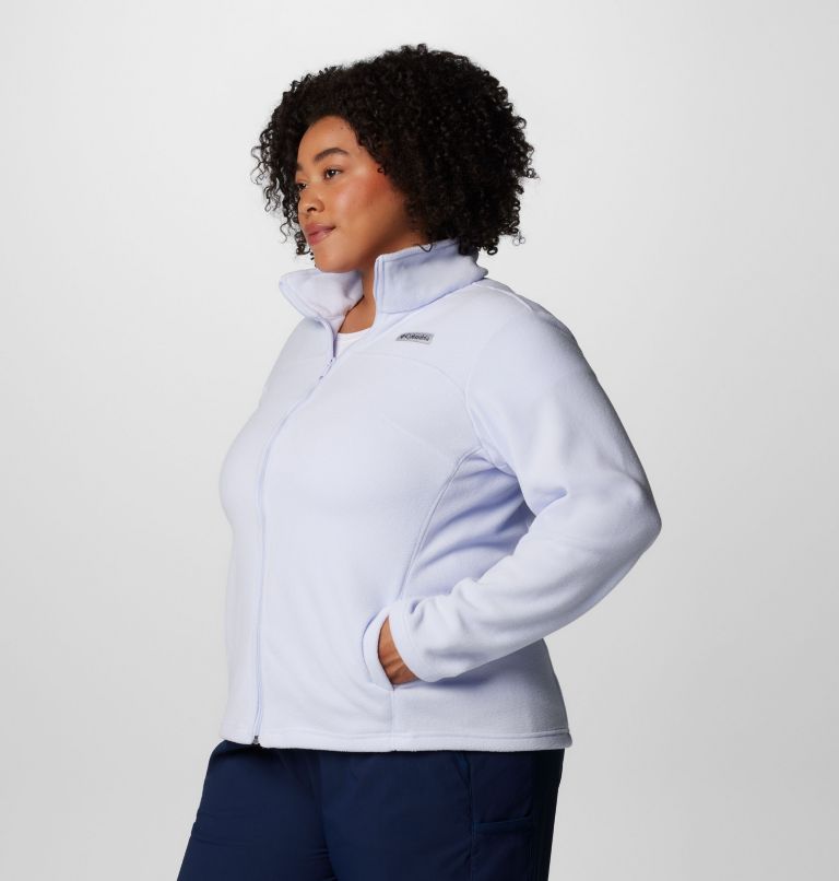 Women's Castle Dale Full Zip Fleece Jacket - Plus Size, Color: Snowdrift, image 4