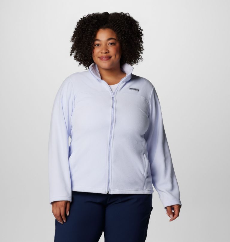 Women's Castle Dale Full Zip Fleece Jacket - Plus Size, Color: Snowdrift, image 1