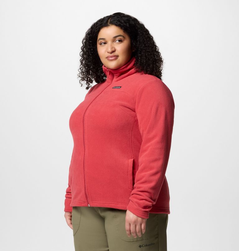 Women's Castle Dale Full Zip Fleece Jacket - Plus Size, Color: Daredevil, image 3