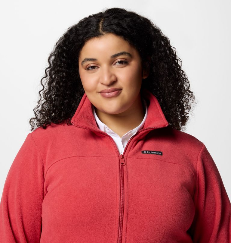 Women's Castle Dale Full Zip Fleece Jacket - Plus Size, Color: Daredevil, image 4