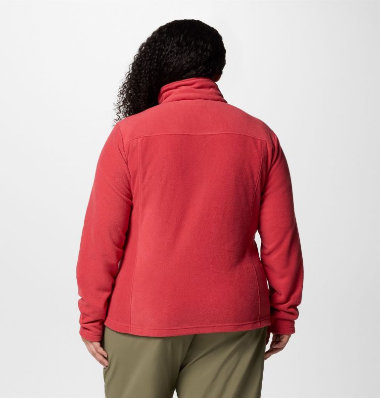 Women's Castle Dale Full Zip Fleece Jacket - Plus Size, Color: Daredevil, image 2