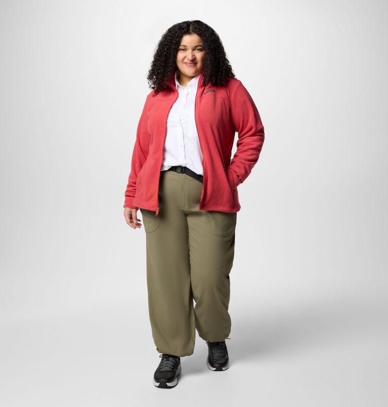 Women's Castle Dale Full Zip Fleece Jacket - Plus Size, Color: Daredevil, image 5