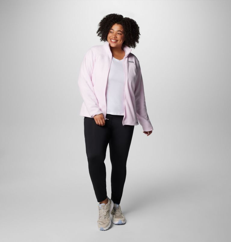 Women's Castle Dale Full Zip Fleece Jacket - Plus Size, Color: Pink Dawn, image 3