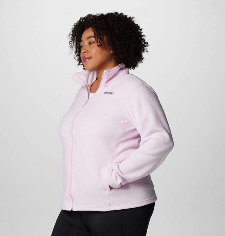 Women's Castle Dale Full Zip Fleece Jacket - Plus Size, Color: Pink Dawn, image 4