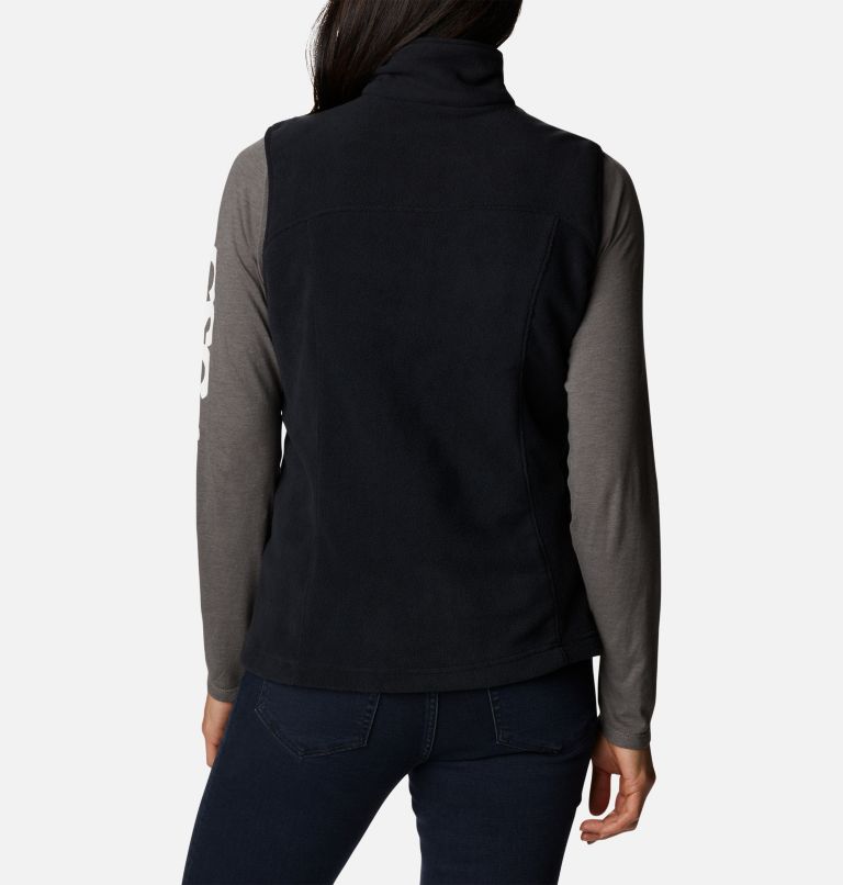 Women's Castle Dale Fleece Vest, Color: Black