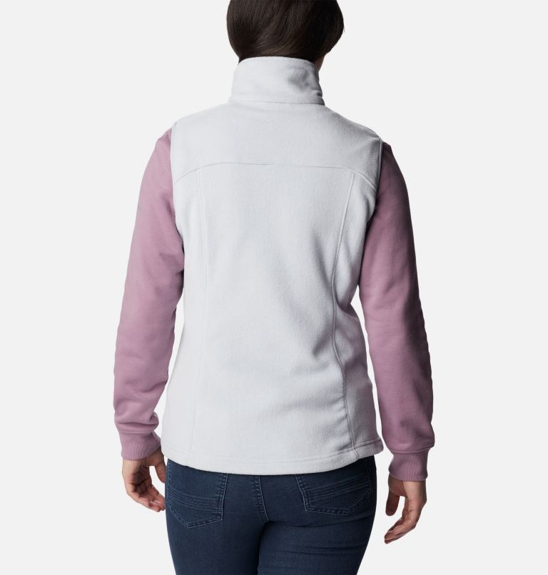 Women's Castle Dale Fleece Vest, Color: Cirrus Grey Heather