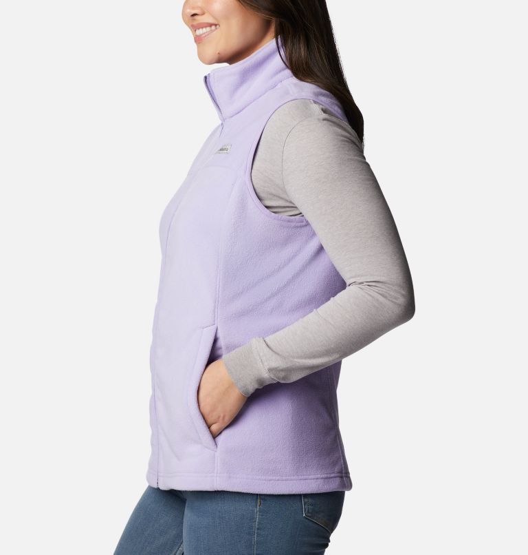 Thumbnail: Women's Castle Dale Fleece Vest, Color: Frosted Purple, image 3
