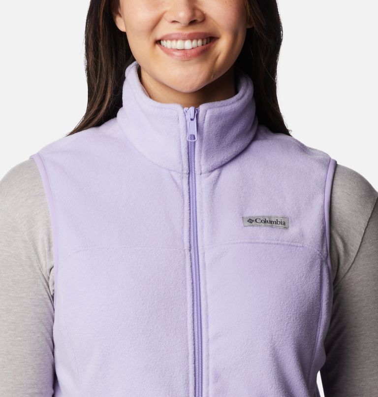 Thumbnail: Women's Castle Dale Fleece Vest, Color: Frosted Purple, image 4