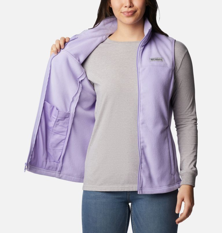 Thumbnail: Women's Castle Dale Fleece Vest, Color: Frosted Purple, image 5