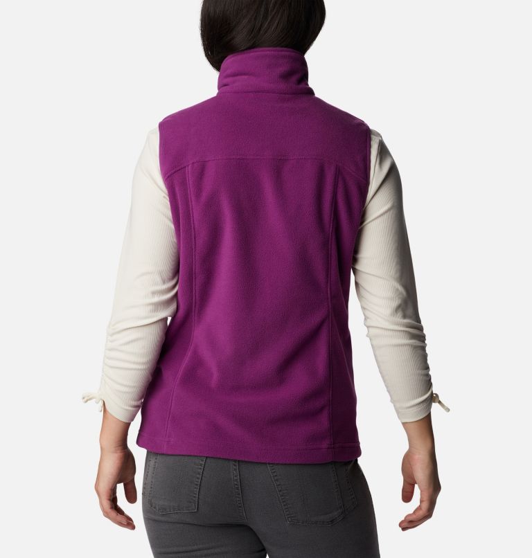 Women's Castle Dale Fleece Vest, Color: Plum