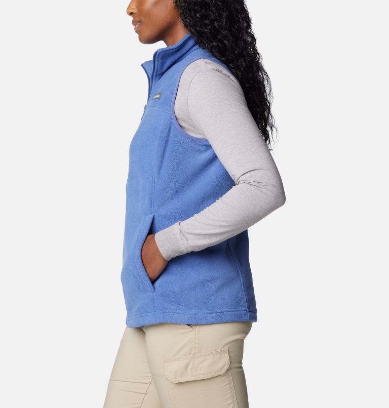 Women's Castle Dale Fleece Vest, Color: Eve, image 3