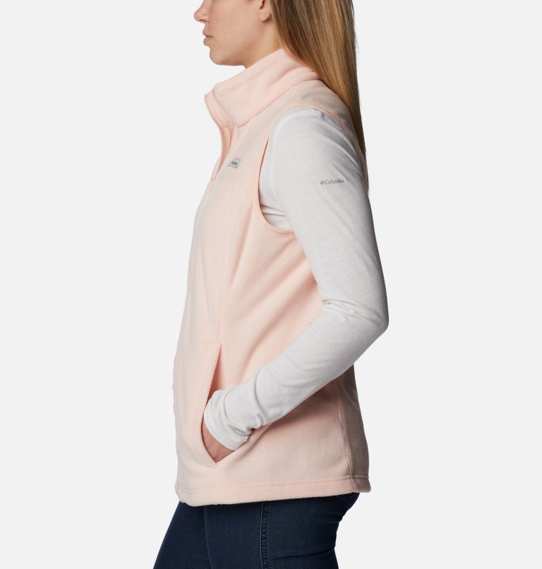 Thumbnail: Women's Castle Dale Fleece Vest, Color: Peach Blossom, image 3