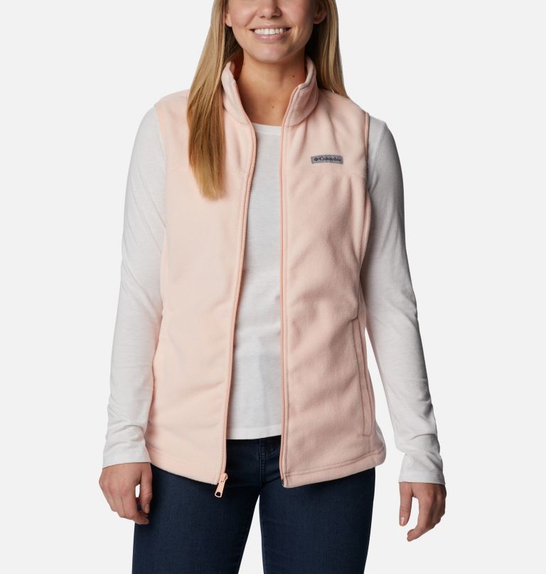 Thumbnail: Women's Castle Dale Fleece Vest, Color: Peach Blossom, image 6