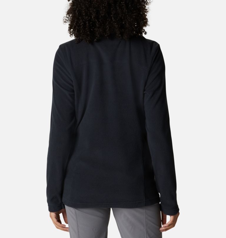 Women's Lake Aloha Half Zip Fleece Pullover, Color: Black, image 2