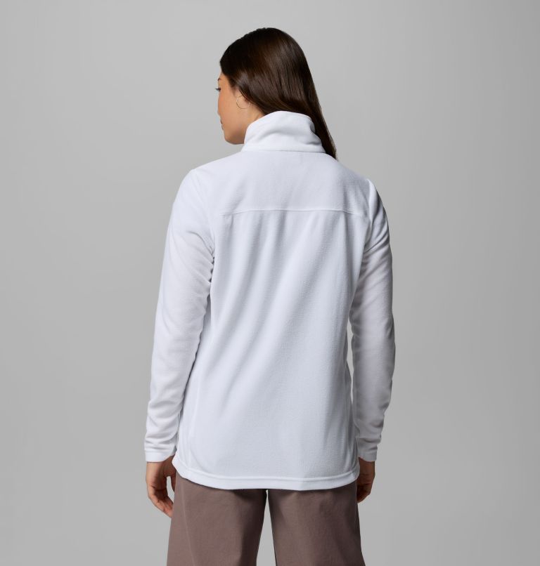 Women's Lake Aloha Half Zip Fleece, Color: White, image 3