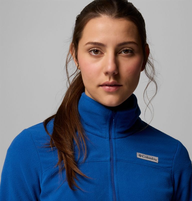 Women's Lake Aloha Half Zip Fleece, Color: Mountain Blue, image 5