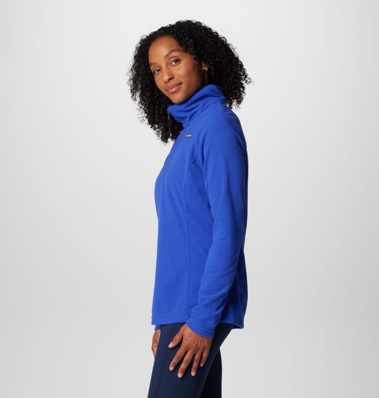 Women's Lake Aloha Half Zip Fleece Pullover, Color: Clematis Blue, image 4