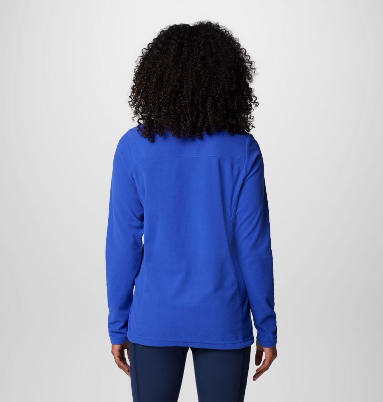 Women's Lake Aloha Half Zip Fleece Pullover, Color: Clematis Blue, image 2