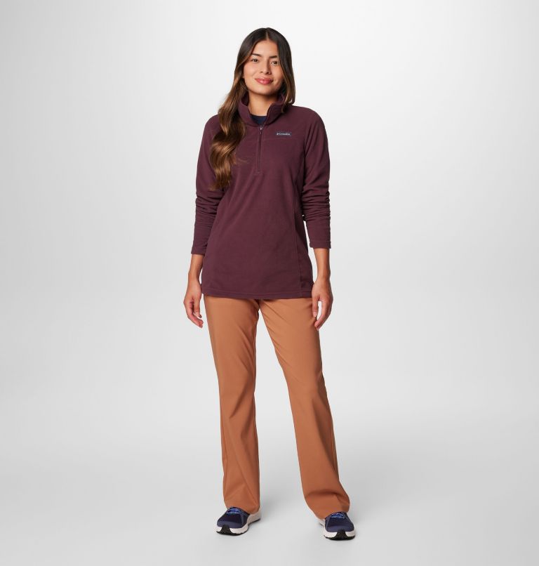 Women's Lake Aloha Half Zip Fleece Pullover, Color: Moonvista, image 3