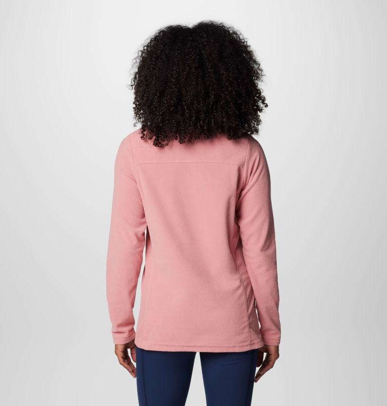 Women's Lake Aloha Half Zip Fleece Pullover, Color: Pink Agave, image 2