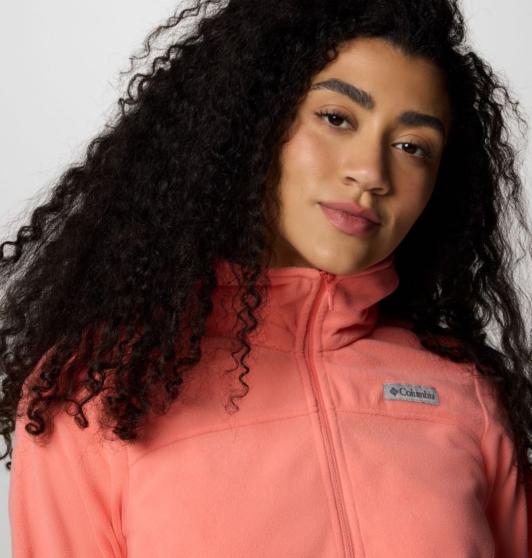 Women's Lake Aloha Half Zip Fleece Pullover, Color: Alpenglow, image 4