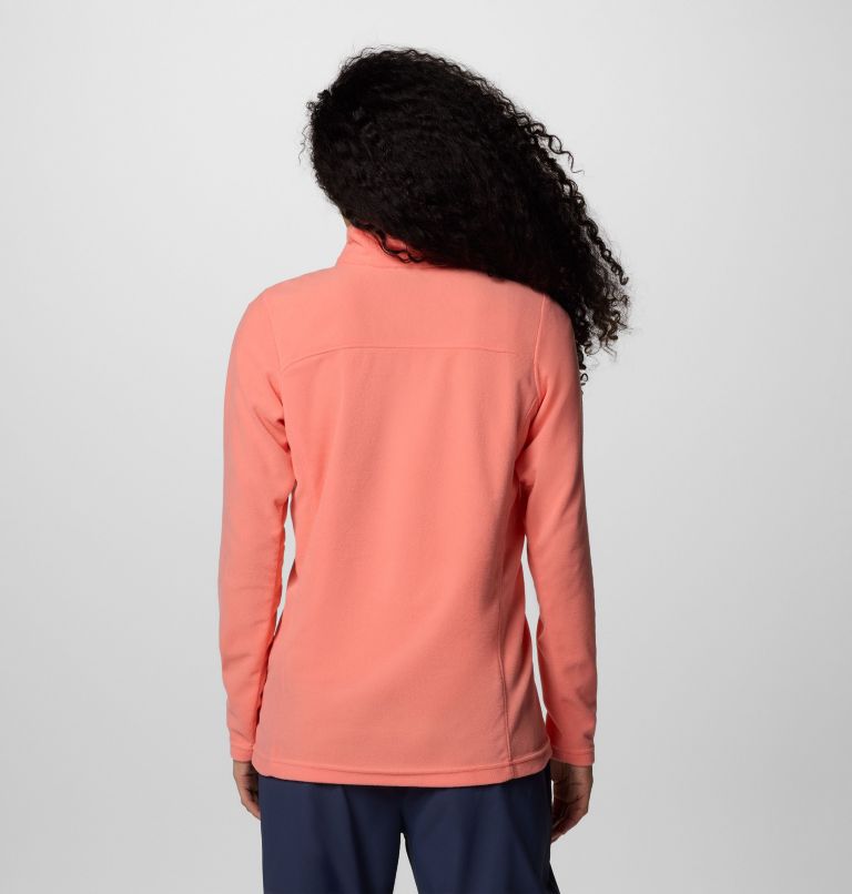 Women's Lake Aloha Half Zip Fleece Pullover, Color: Alpenglow, image 2