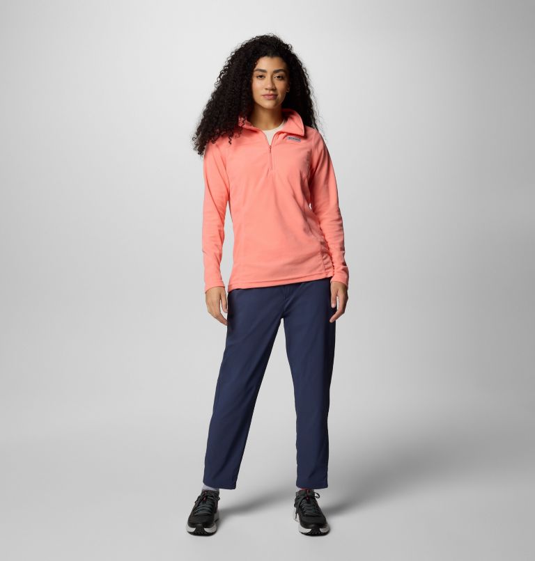 Women's Lake Aloha Half Zip Fleece Pullover, Color: Alpenglow, image 5