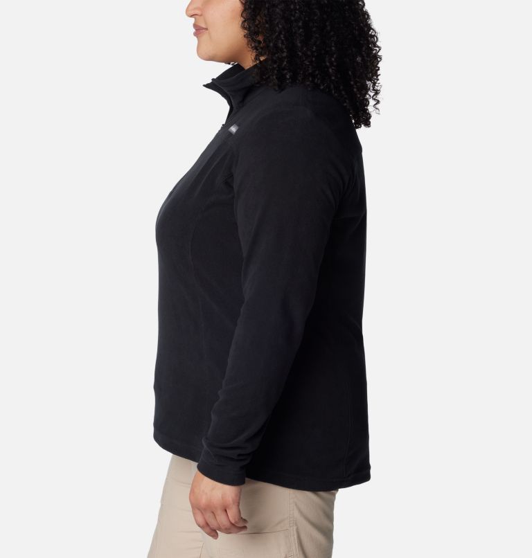 Thumbnail: Women's Lake Aloha Half Zip Fleece Pullover - Plus Size, Color: Black, image 3