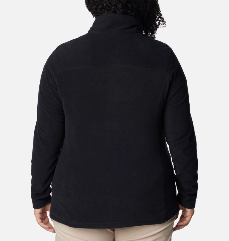 Women's Lake Aloha Half Zip Fleece Pullover - Plus Size, Color: Black, image 2