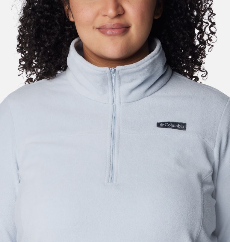 Plus size half online zip fleece