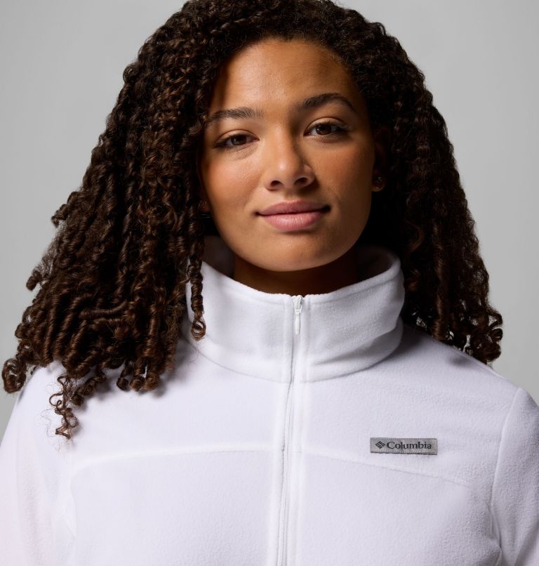 Women's Lake Aloha Half Zip Fleece Pullover - Plus Size, Color: White, image 5