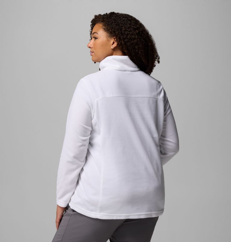 Women's Lake Aloha Half Zip Fleece Pullover - Plus Size, Color: White, image 3
