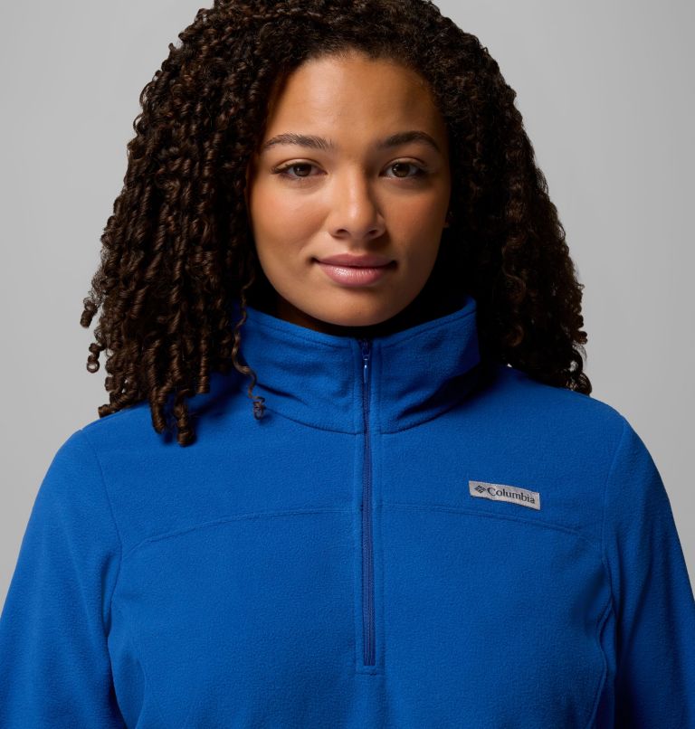 Women's Lake Aloha Half Zip Fleece Pullover - Plus Size, Color: Mountain Blue, image 5