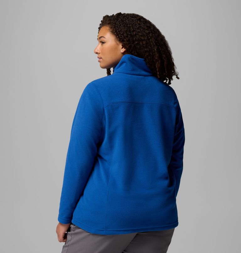 Women's Lake Aloha Half Zip Fleece Pullover - Plus Size, Color: Mountain Blue, image 3