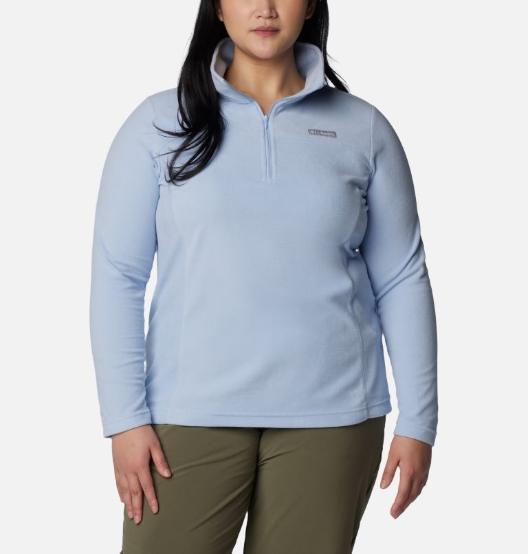 Women's plus size half zip fleece new arrivals