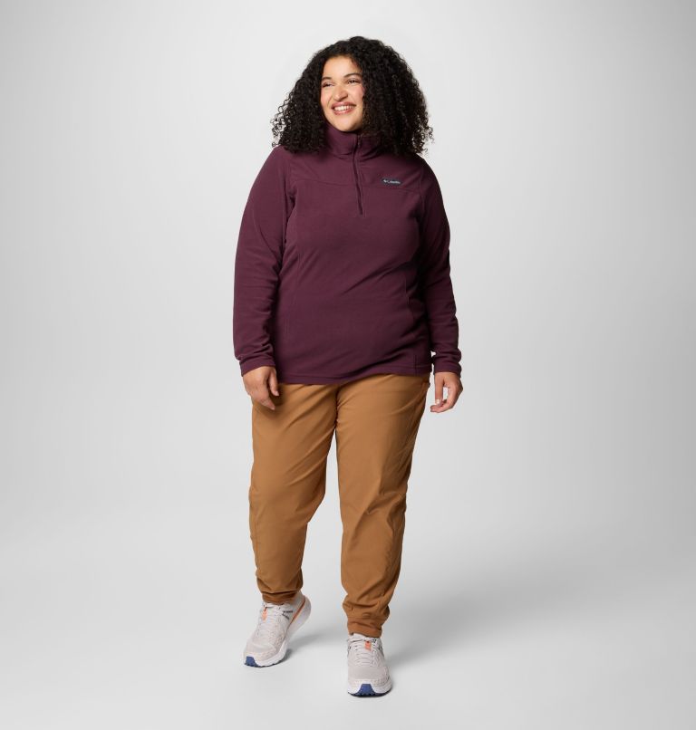 Women's Lake Aloha Half Zip Fleece Pullover - Plus Size, Color: Moonvista, image 3