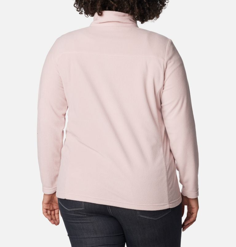Women's Lake Aloha Half Zip Fleece Pullover - Plus Size, Color: Dusty Pink, image 2