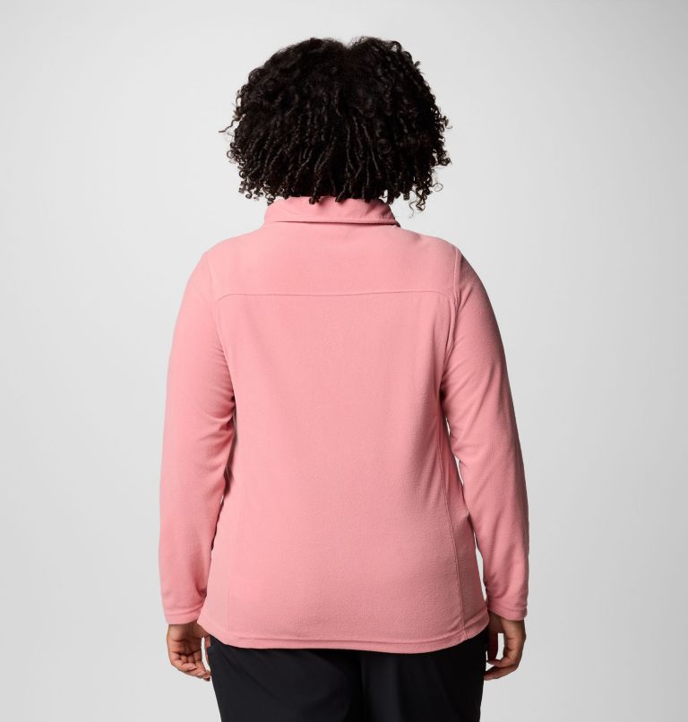 Women's Lake Aloha Half Zip Fleece Pullover - Plus Size, Color: Pink Agave, image 2
