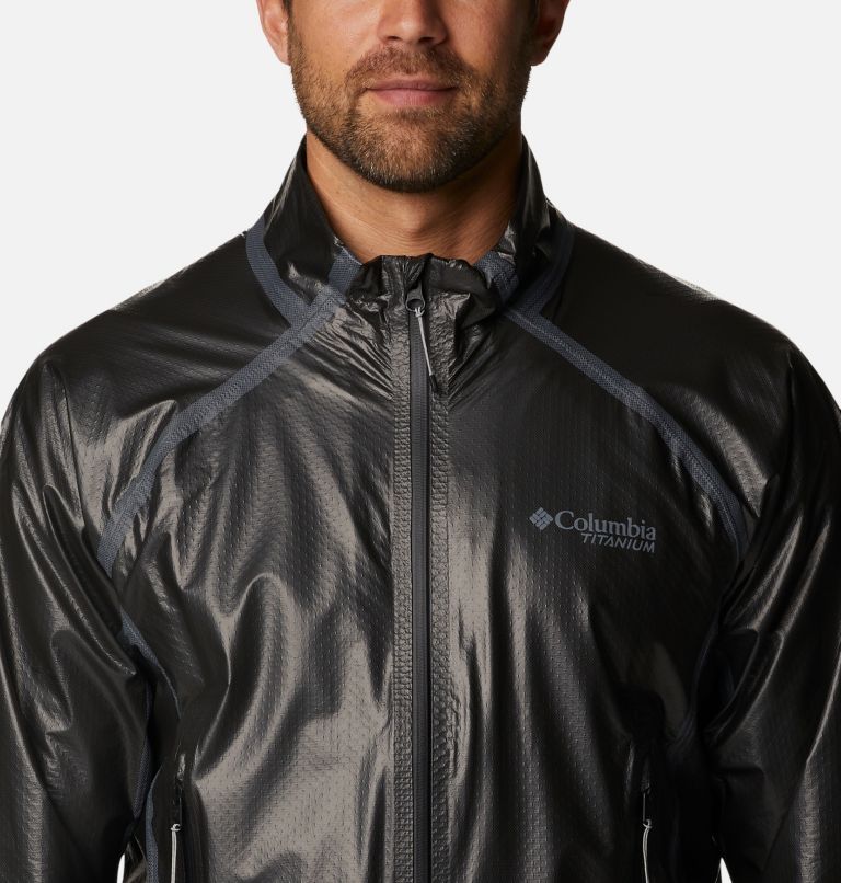 Thumbnail: Men's OutDry Extreme Mesh Rain Shell Jacket, Color: Black, image 4