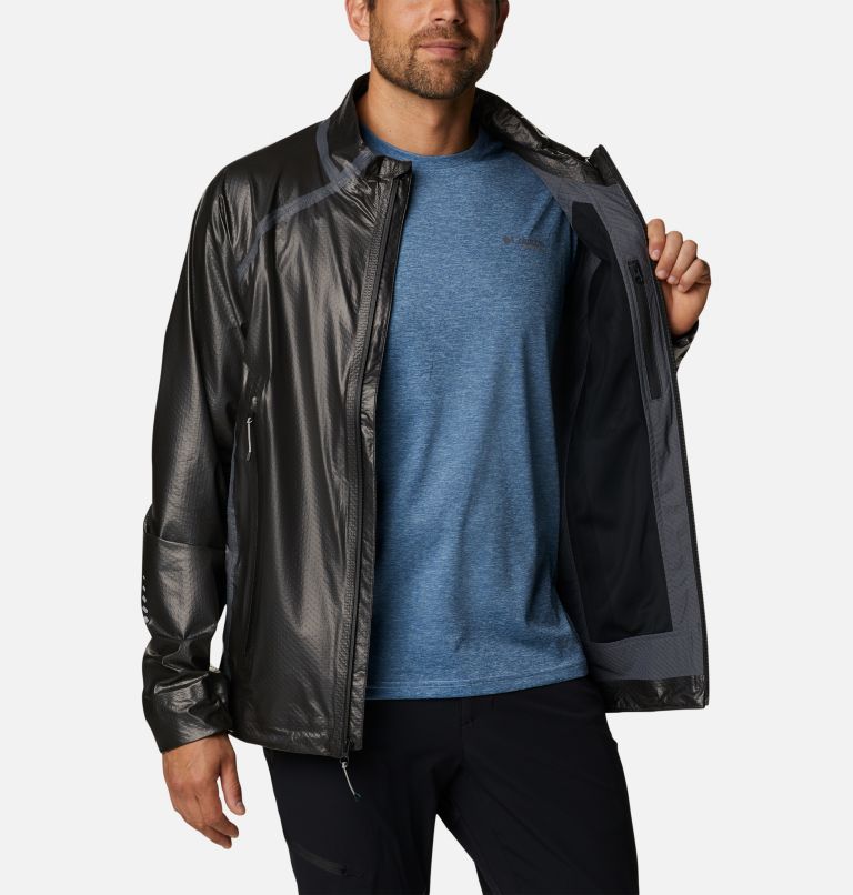 Men's OutDry Extreme Mesh Rain Shell Jacket, Color: Black, image 5