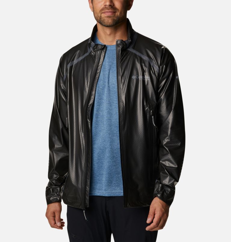 Men's OutDry Extreme Mesh Rain Shell Jacket, Color: Black, image 8