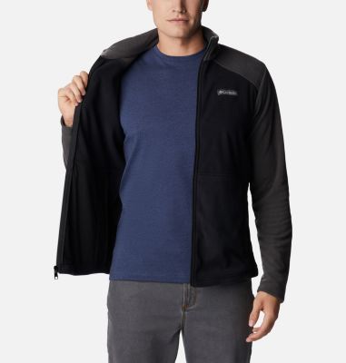 columbia full zip fleece jacket men's