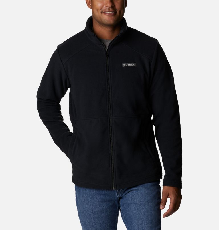 Mens black 2025 fleece jacket