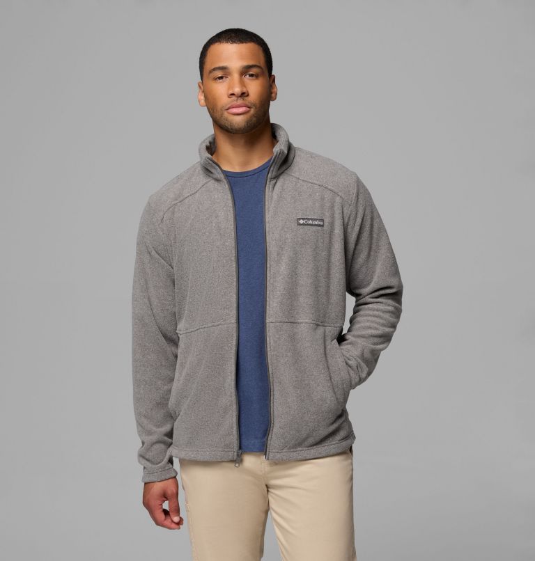 Men's Castle Dale Fleece Jacket, Color: Charcoal Heather, image 5
