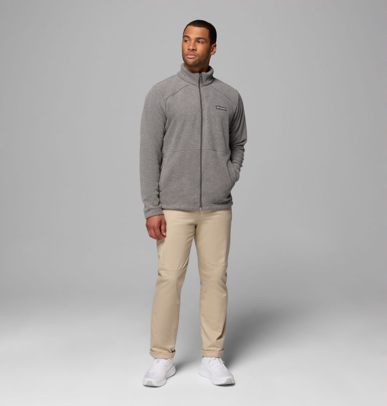 Men's Castle Dale Fleece Jacket, Color: Charcoal Heather, image 2