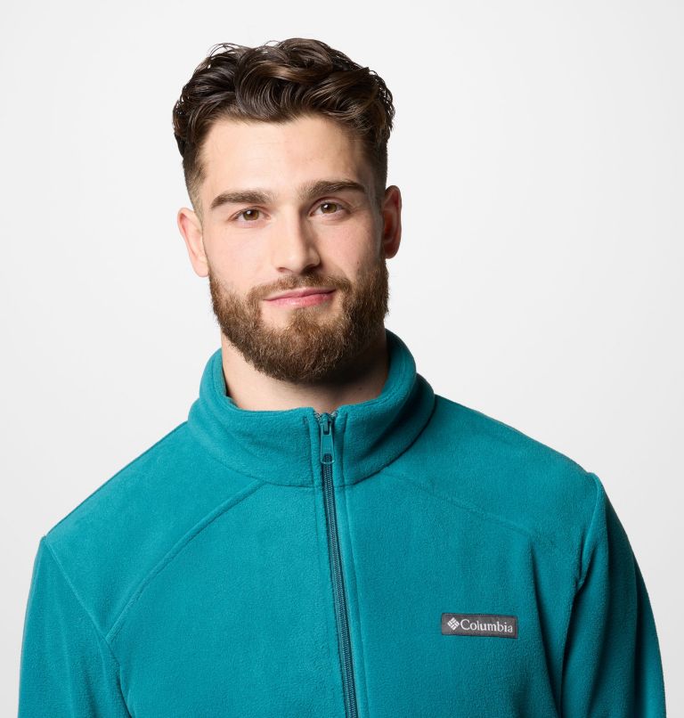 Men's Castle Dale Full Zip Fleece Jacket, Color: River Blue, image 5