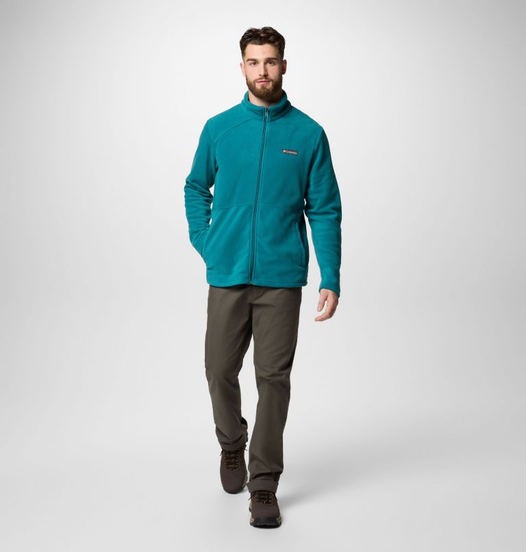 Men's Castle Dale Full Zip Fleece Jacket, Color: River Blue, image 2