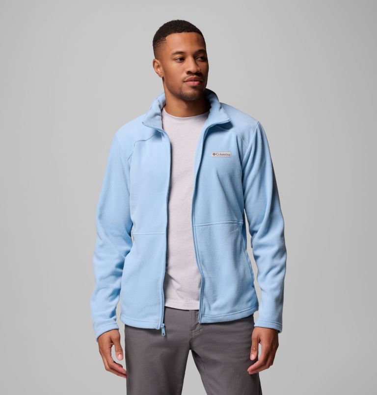 Men's Castle Dale Fleece Jacket, Color: Ripple Blue, image 6