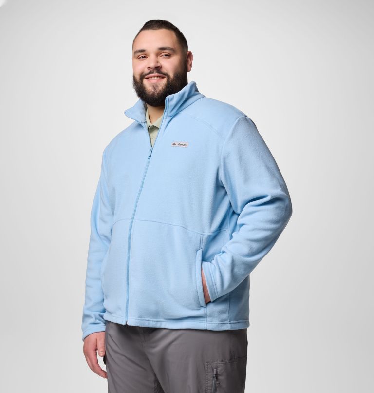 Men's Castle Dale Full Zip Fleece Jacket - Big, Color: Ripple Blue, image 4