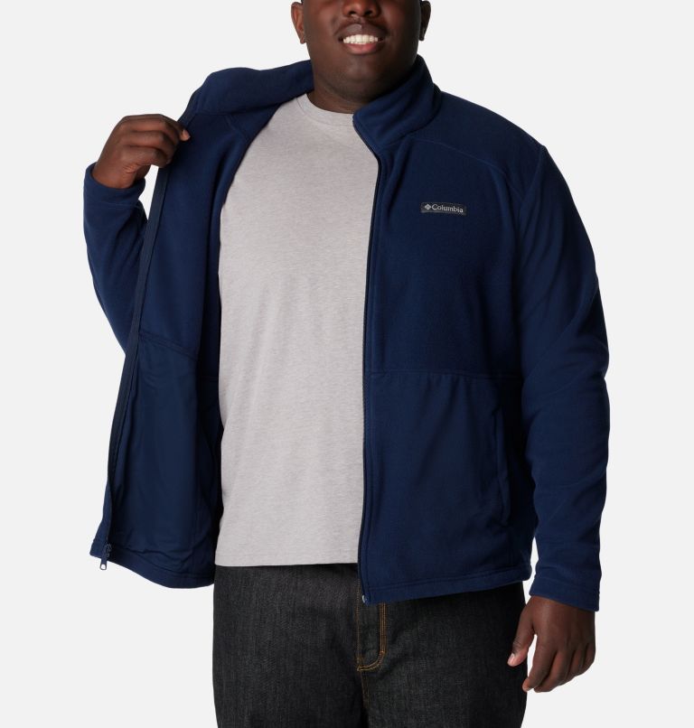 Castle Dale Full Zip Fleece | 464 | 3X, Color: Collegiate Navy, image 5